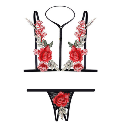 Rose Bed Lingerie Sæt